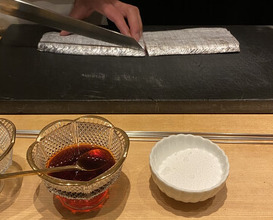 Dinner at Sushi Shizuku Shinsaibashi