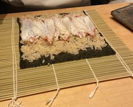 Dinner at Sushi Shizuku Shinsaibashi