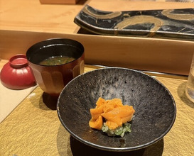 Dinner at Sushi Shizuku Shinsaibashi