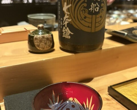 Dinner at Sushi Shizuku Shinsaibashi