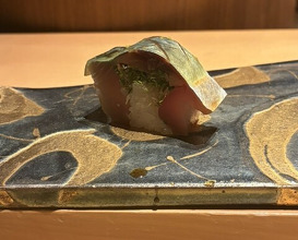 Dinner at Sushi Shizuku Shinsaibashi