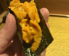 Dinner at Sushi Shizuku Shinsaibashi