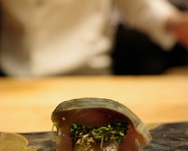 Dinner at Sushi Shizuku Shinsaibashi