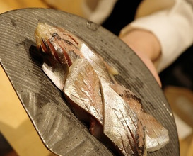 Dinner at Sushi Shizuku Shinsaibashi