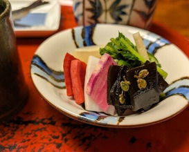 Dinner at Sojiki Nakahigashi