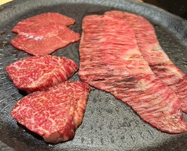 Dinner at Yakiniku Sudou Haruyoshi (焼肉すどう 春吉)