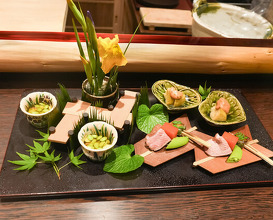 Dinner at Kashiwade no Tsukasa Suikouan (膳司 水光庵)