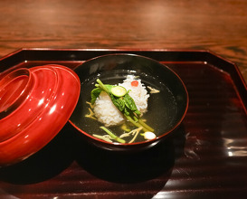 Dinner at Kashiwade no Tsukasa Suikouan (膳司 水光庵)