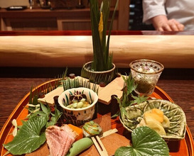 Dinner at Kashiwade no Tsukasa Suikouan (膳司 水光庵)