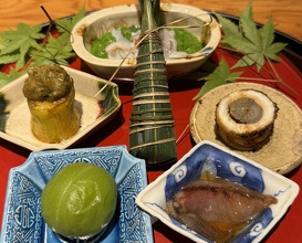 Dinner at Japanese cuisine Tagetsu (日本料理 太月)