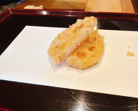 Dinner at Tempura Takeuchi (天ぷら たけうち)