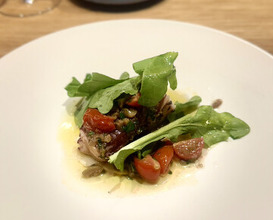 Dinner at tens. (tens.)