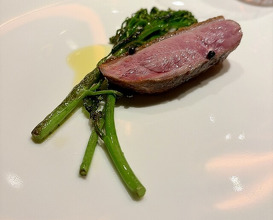 Dinner at tens. (tens.)