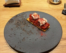 Dinner at tens. (tens.)