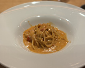 Dinner at tens. (tens.)