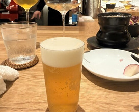 Dinner at tens. (tens.)