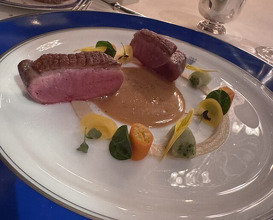 Dinner at TOUR D'ARGENT Toukyou (トゥールダルジャン 東京)