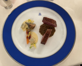 Dinner at TOUR D'ARGENT Toukyou (トゥールダルジャン 東京)