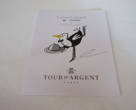 Dinner at TOUR D'ARGENT Toukyou (トゥールダルジャン 東京)