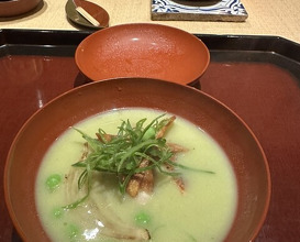 Dinner at Shorenin Monzeki Mae Tsukioka (青蓮院門跡前 月おか)