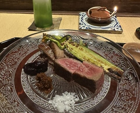 Dinner at Shorenin Monzeki Mae Tsukioka (青蓮院門跡前 月おか)