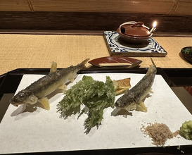 Dinner at Shorenin Monzeki Mae Tsukioka (青蓮院門跡前 月おか)