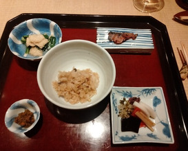 Dinner at Shorenin Monzeki Mae Tsukioka (青蓮院門跡前 月おか)