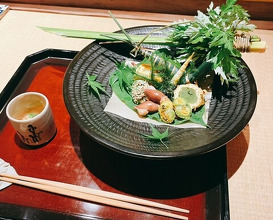 Dinner at Shorenin Monzeki Mae Tsukioka (青蓮院門跡前 月おか)