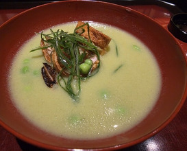 Dinner at Shorenin Monzeki Mae Tsukioka (青蓮院門跡前 月おか)