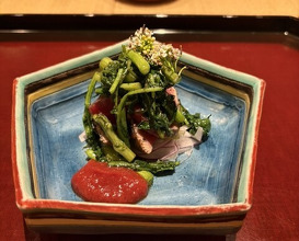Dinner at Shorenin Monzeki Mae Tsukioka (青蓮院門跡前 月おか)