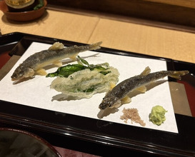 Dinner at Shorenin Monzeki Mae Tsukioka (青蓮院門跡前 月おか)
