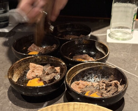 Dinner at YORONIKU TOKYO