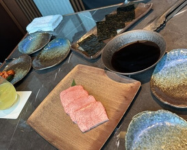 Dinner at YORONIKU TOKYO