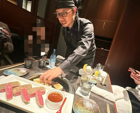 Dinner at YORONIKU TOKYO