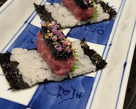 Dinner at YORONIKU TOKYO