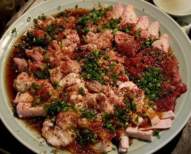 Dinner at Sumibi Yaki Yuji (炭火焼 ゆうじ)