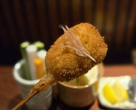 Dinner at Kushi Katsu A-bon (串かつ あーぼん)