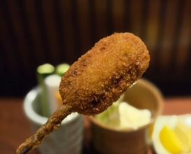 Dinner at Kushi Katsu A-bon (串かつ あーぼん)