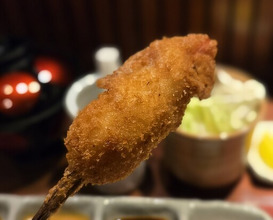 Dinner at Kushi Katsu A-bon (串かつ あーぼん)