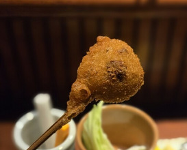 Dinner at Kushi Katsu A-bon (串かつ あーぼん)