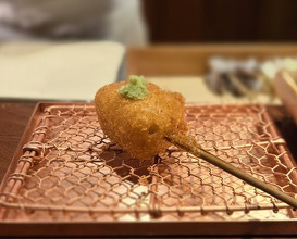 Dinner at Kushi Katsu A-bon (串かつ あーぼん)