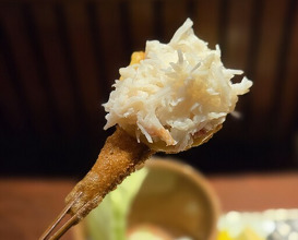 Dinner at Kushi Katsu A-bon (串かつ あーぼん)