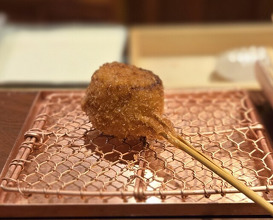 Dinner at Kushi Katsu A-bon (串かつ あーぼん)