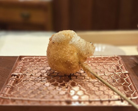 Dinner at Kushi Katsu A-bon (串かつ あーぼん)