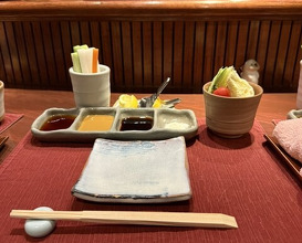 Dinner at Kushi Katsu A-bon (串かつ あーぼん)