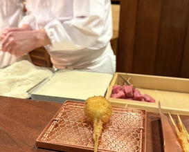 Dinner at Kushi Katsu A-bon (串かつ あーぼん)
