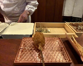 Dinner at Kushi Katsu A-bon (串かつ あーぼん)