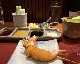 Dinner at Kushi Katsu A-bon (串かつ あーぼん)