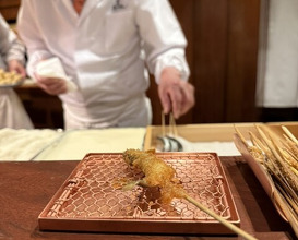 Dinner at Kushi Katsu A-bon (串かつ あーぼん)