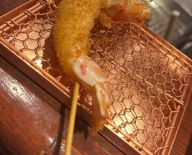Dinner at Kushi Katsu A-bon (串かつ あーぼん)